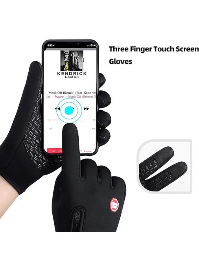 Winter sports thermal anti-slip gloves for touchscreens, ideal for running, cycling, hiking, driving, and climbing. - Image 4